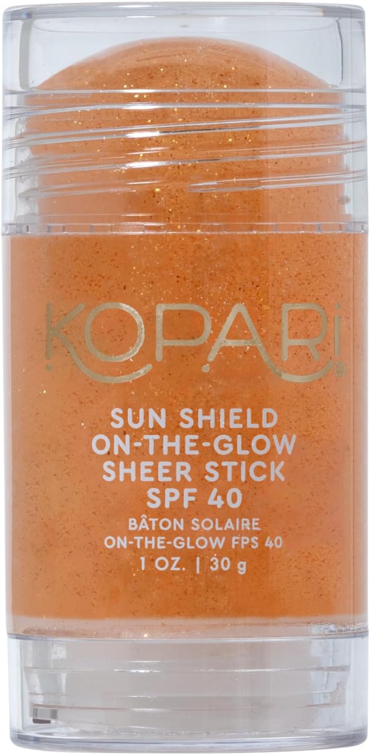 Kopari sunscreen stick packaging and tube layout