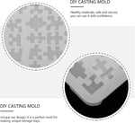 Silicone casting mold for jewelry making and home decor