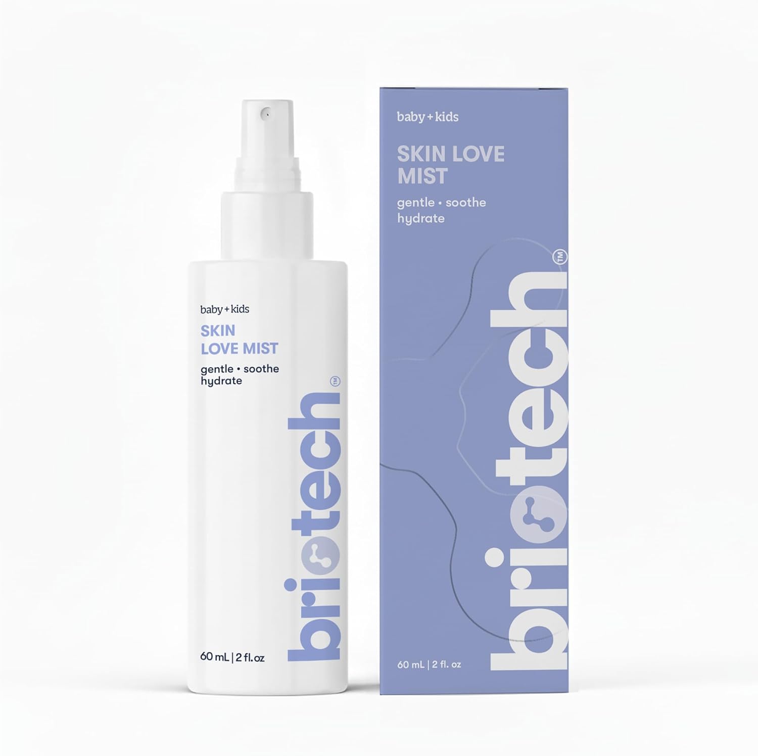 Briotech Baby Skin Love Mist front view bottle