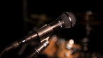 Audix OM7 black vocal microphone capsule and grille close up