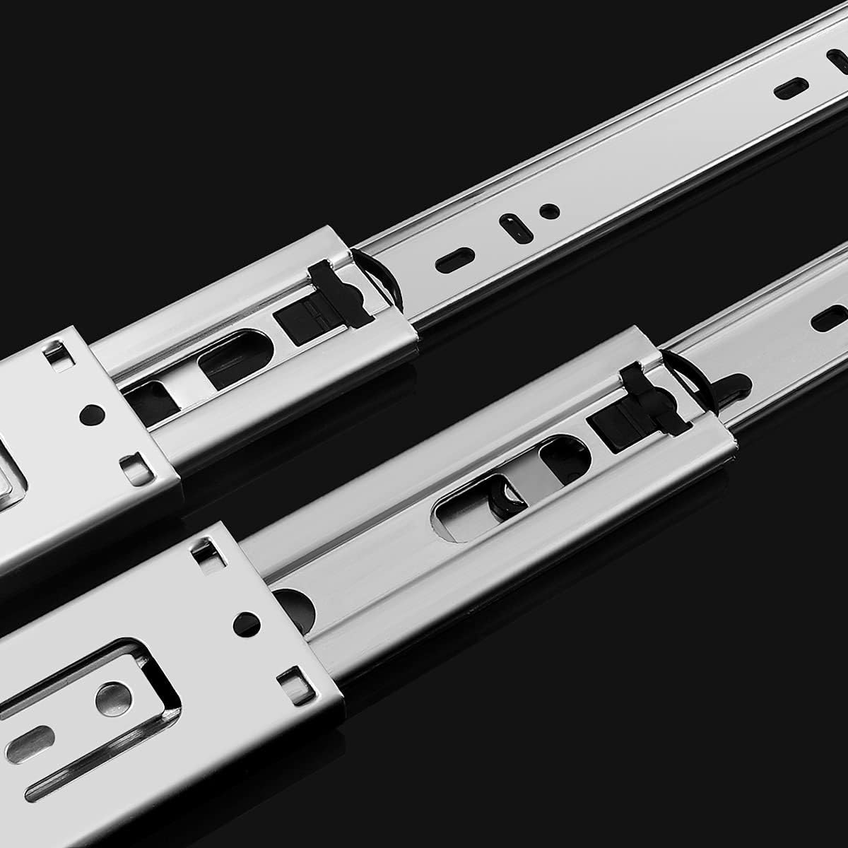 Gobrico 2-pair drawer slides set with included mounting screws