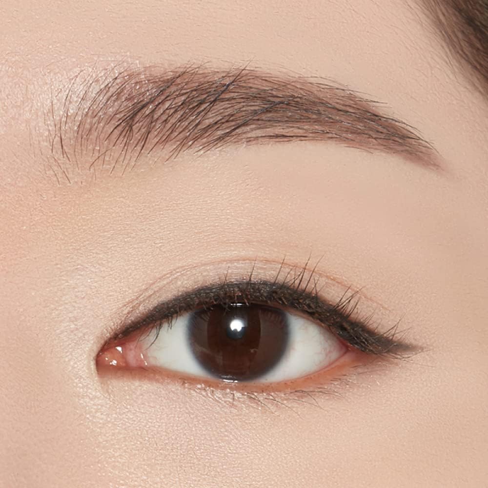 ETUDE creamy gel eyeliner pencil uncapped to reveal the rich black shade.