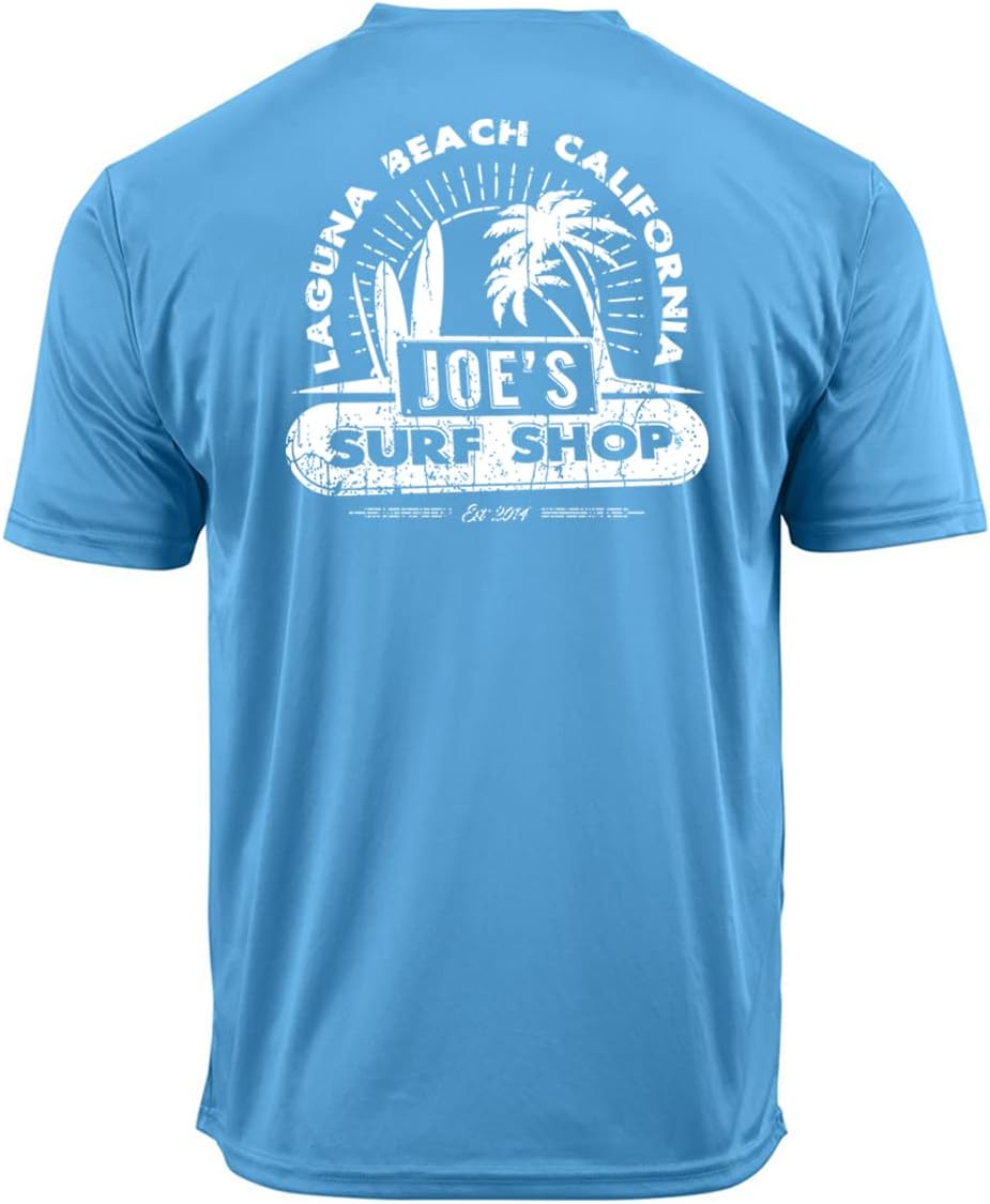 JOES SURF SHOP Moisture Wicking Graphic Workout Shirt in Regular, Big & Tall - Image 9