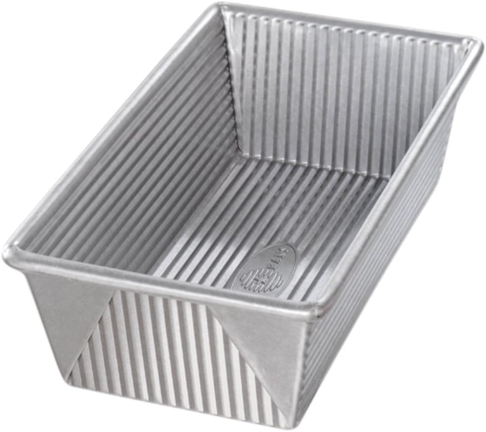 USA Pan aluminized steel loaf pan front view professional bakeware