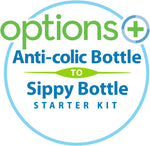 Dr. Brown's Wide-Neck Sippy Bottle Starter Kit, Green, 6m+ - Image 11