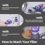 2 Pack Filters Replacement Compatible with Dyson V11 Animal, V11 Torque Drive, V11 Complete, V11 Extra, V15/V15s Detect, Washable, Reusable Cordless Vacuum Filter for Pet Hair, Dirt, Dust - Image 7