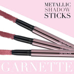 Girlactik Metallic Shadow Stick Garnette packaging and barrel design