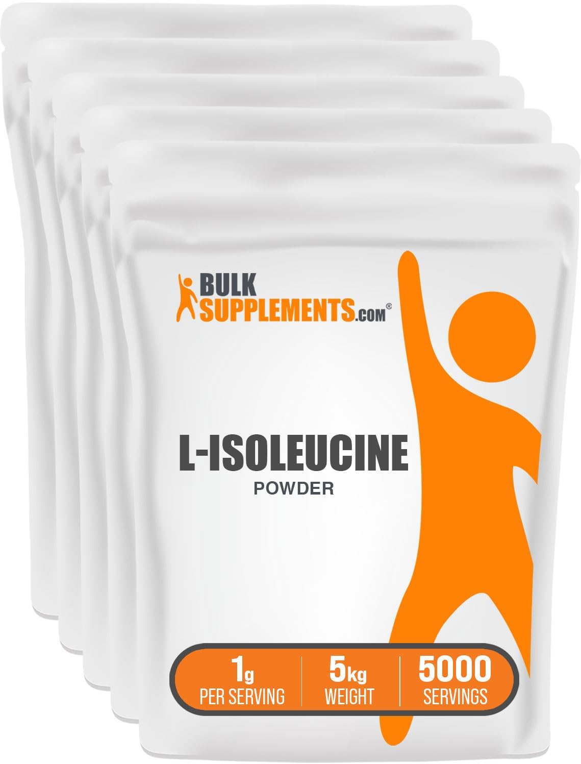 BulkSupplements L-Isoleucine powder for gym recovery
