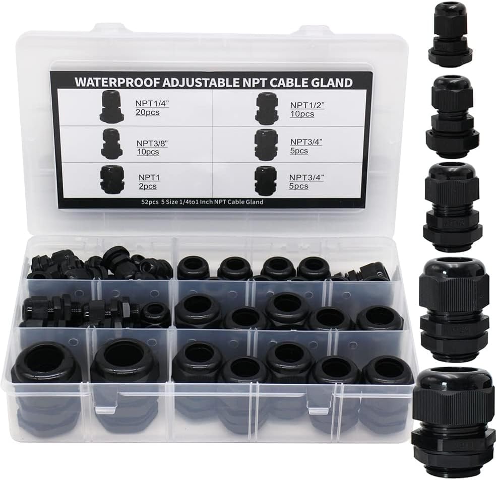 AIRTAK black plastic cable connectors in box