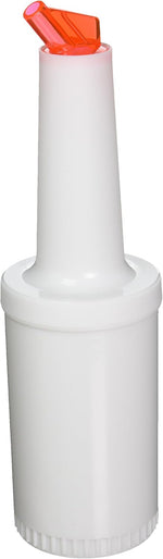 Winco Brown 1 qt Pour Bottle with Lid | NSF certified for safety, Foodservice, Great for Sauces, Syrups, Drink Mixers and Bar Service - Image 9