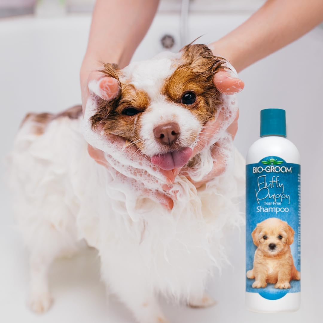 Bio-Groom Fluffy Puppy Tear-Free Shampoo 355 ml packaging details