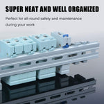 Vamrone 12 inch DIN rails with included metal screws