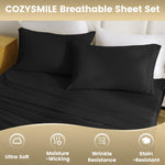 OEKO-TEX certified breathable bed sheet set package view