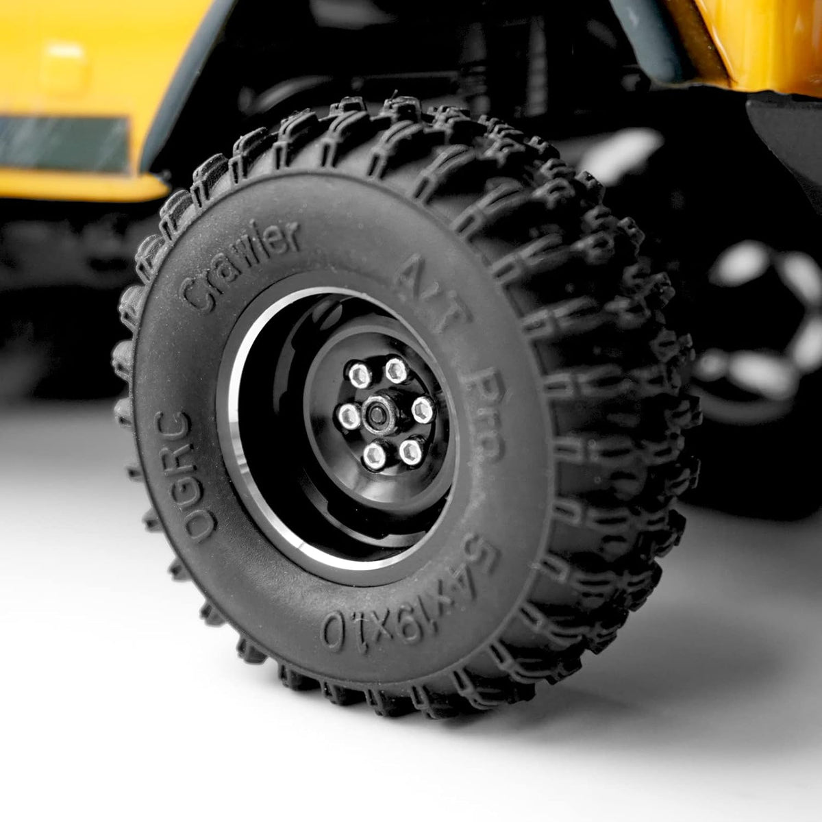 Ogunke OGRC 1.0 Beadlock Wheels side profile showing negative offset rings.