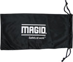 Magid Y50 protective eyewear side profile showing integrated side shields