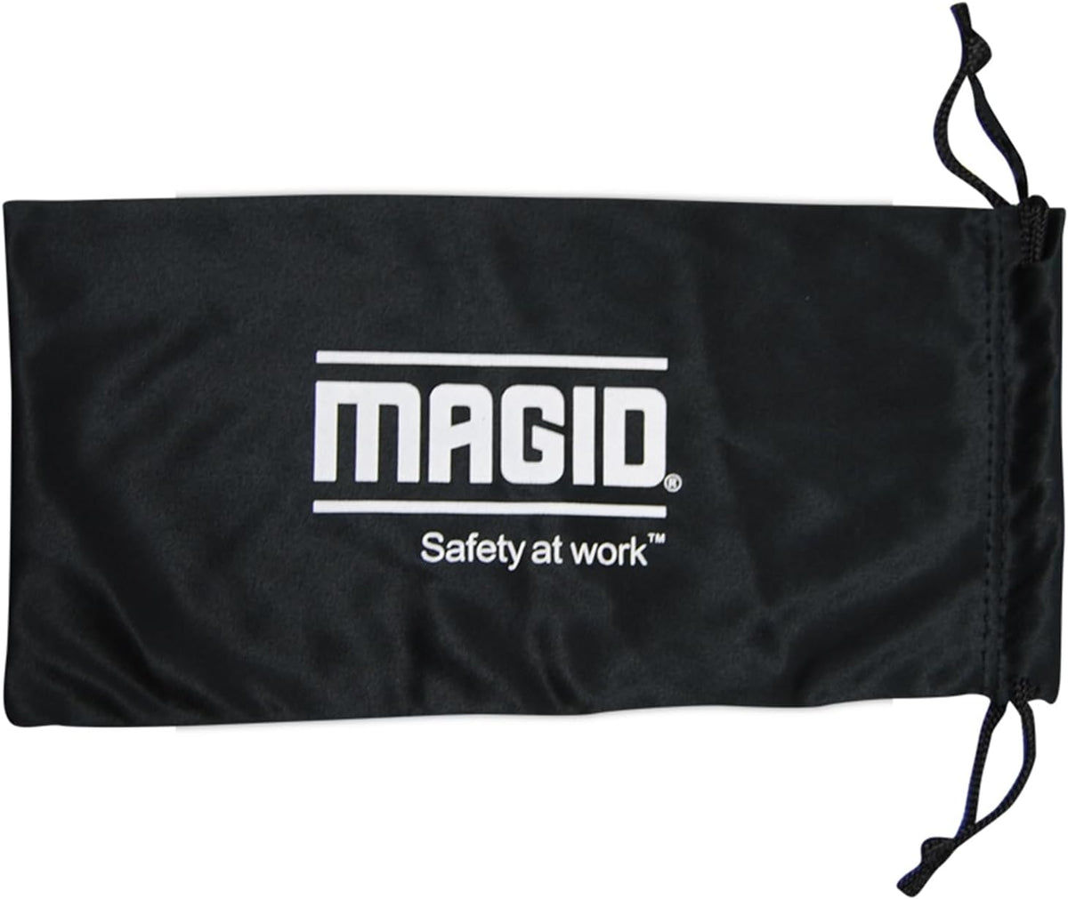 Magid Y50 protective eyewear side profile showing integrated side shields