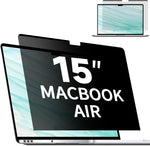 Antogoo V Magnetic Privacy Screen attached to a MacBook Air 15 inch