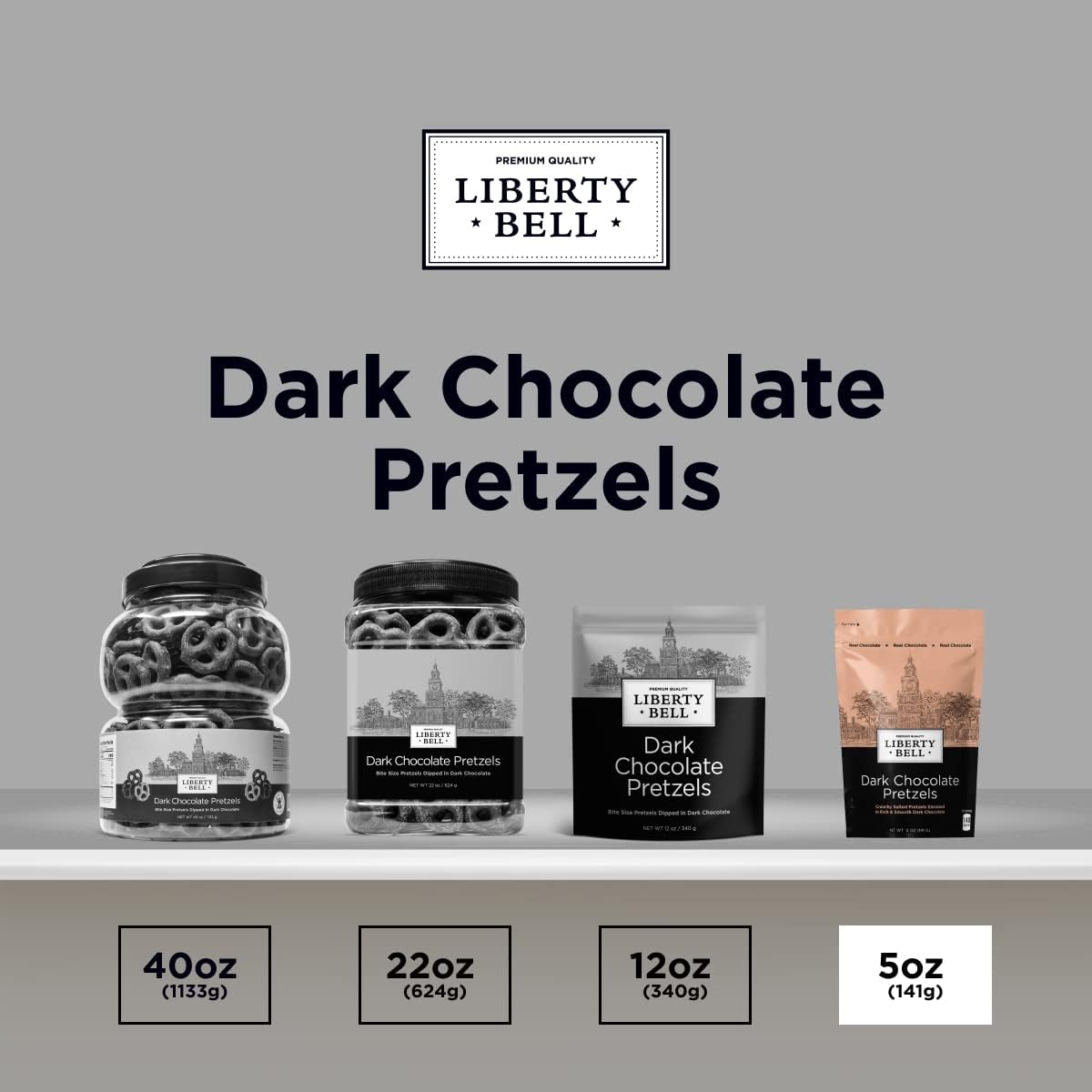 Imported USA Liberty Bell pretzels for gift or snack