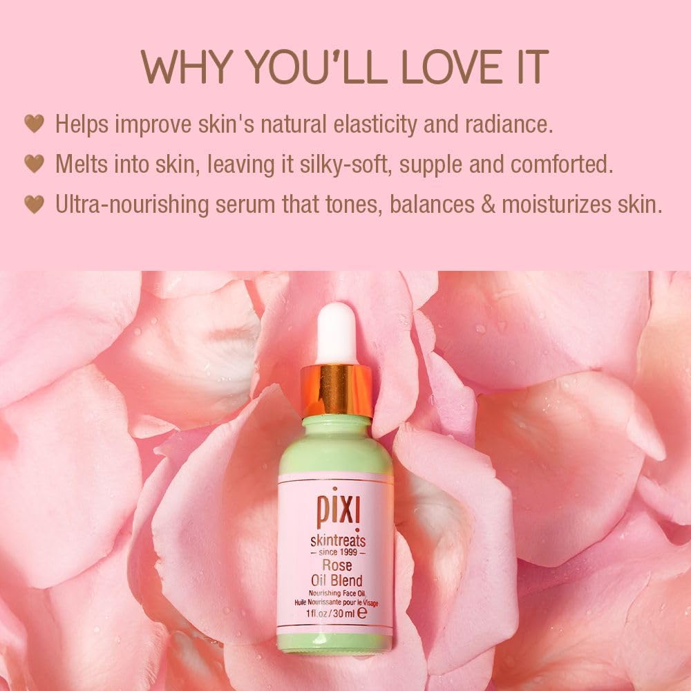 Dropper applicator of Pixi Beauty Rose Oil Blend