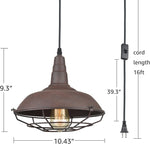 DAYCENT vintage hanging light fixture dimensions layout