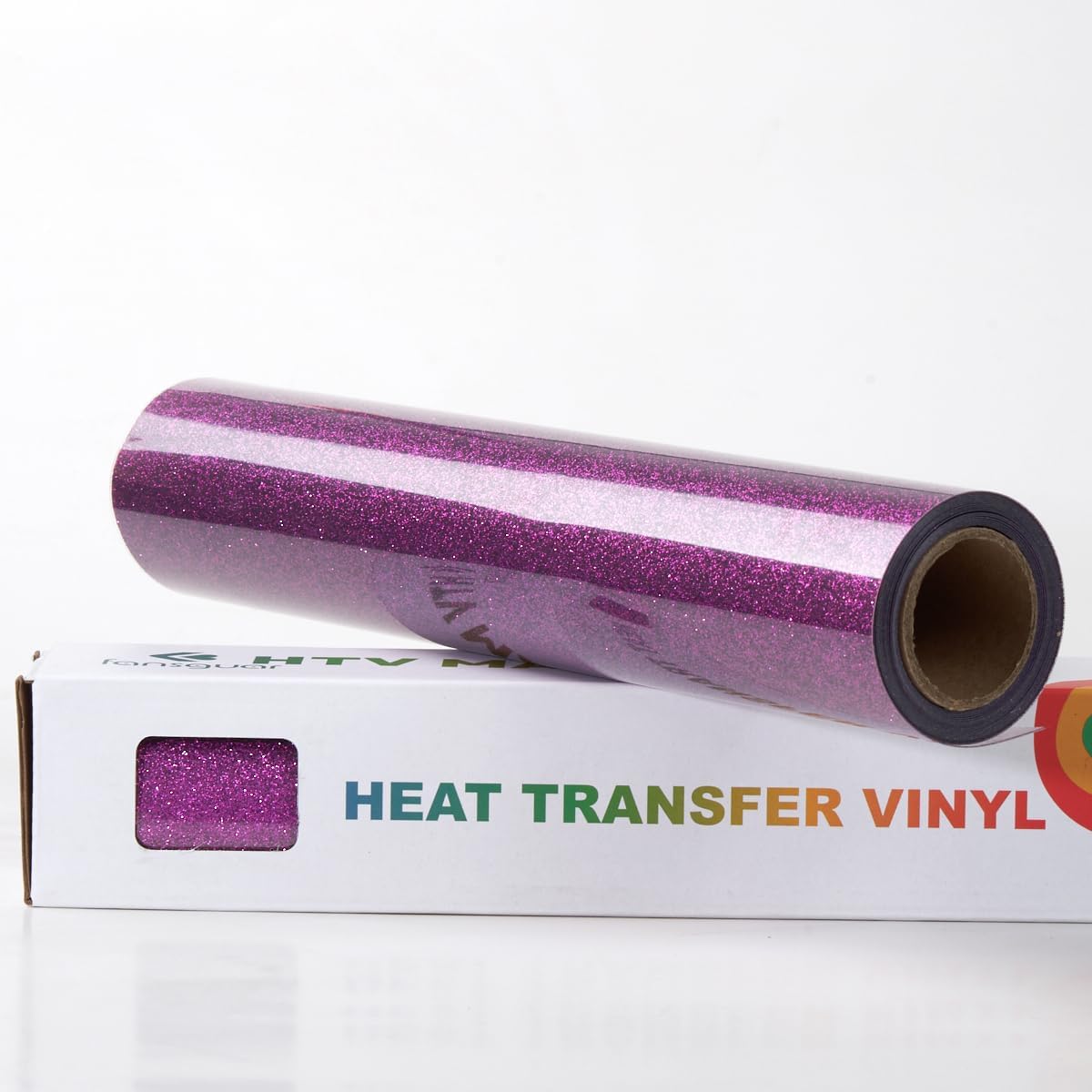 HTV Glitter Heat Transfer Vinyl 12"x12" Bundle 15 Sheets Iron on for DIY Design Shirts Gifts (Assorted 15 Colors) - Image 15