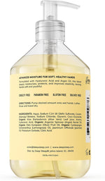 Deep Steep Lemongrass Jasmine hand wash label closeup