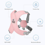 Patas Lague pink medium dog vest with matching five foot tangle free leash
