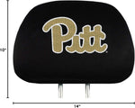 Fanmats ProMark NCAA head rest covers embroidered team logo detail