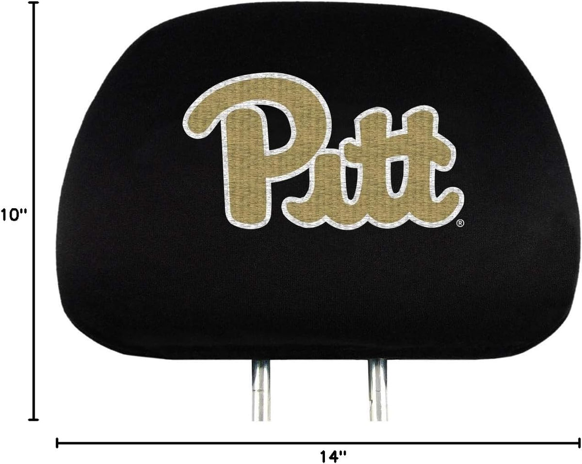 Fanmats ProMark NCAA head rest covers embroidered team logo detail