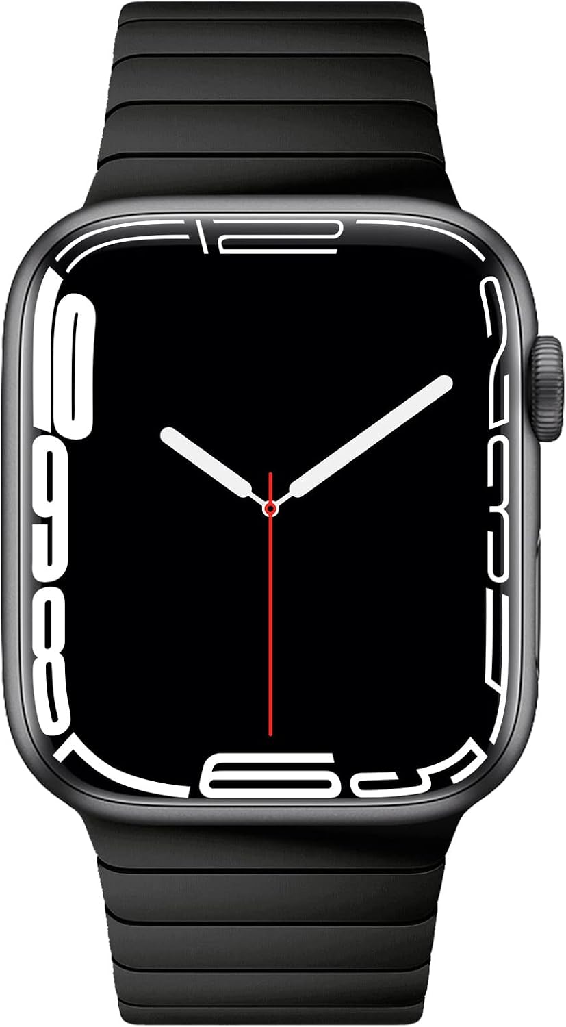 NewWays stainless steel Apple Watch band matte black finish
