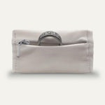 RingHero wristband ring holder front view showing secure zipper