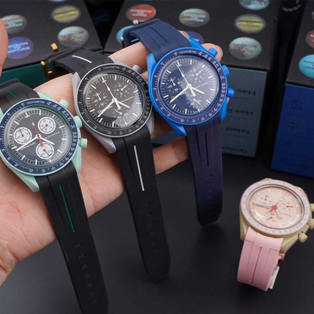 Niziruoup watch strap paired with timepiece