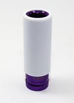 Veritek Performance chrome-moly steel lug nut socket in workshop setting.