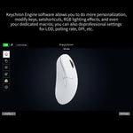 Keychron M3 Mini gaming mouse top profile showing ergonomic shape