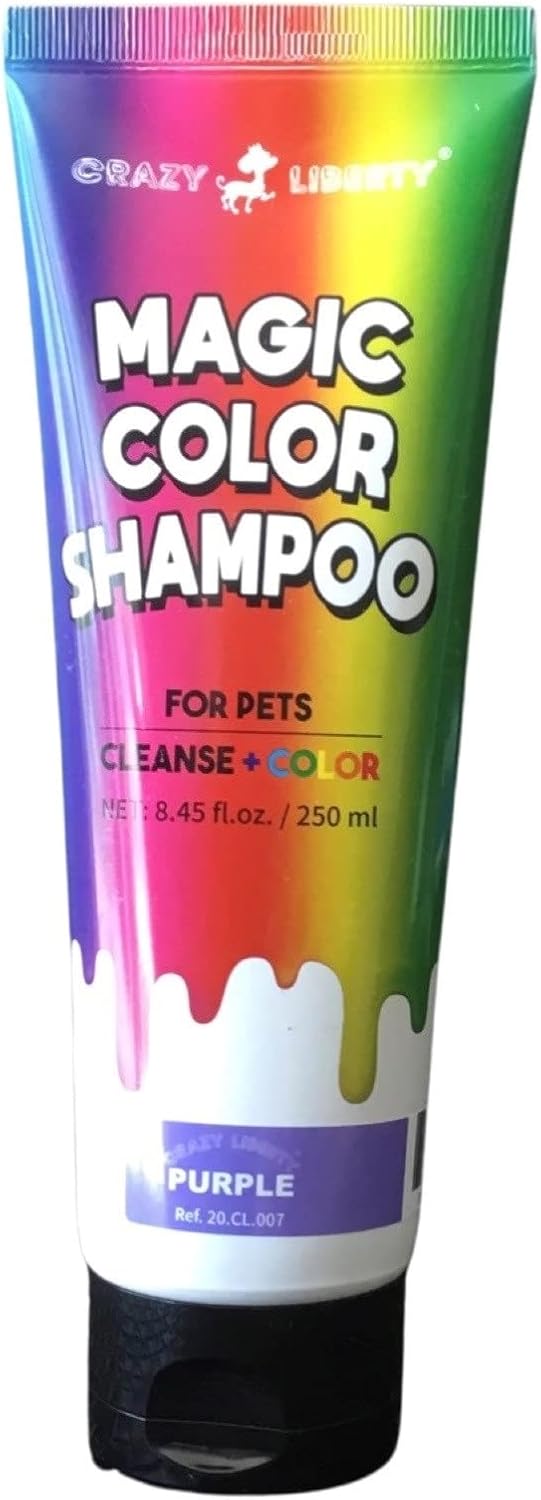 Crazy Liberty non-toxic pink cat and dog dye shampoo packaging