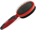 Tuff Pupper double sided dog brush front view