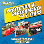 STAR BRITE Star Tron Small Engine Formula fuel stabilizer bottle close up