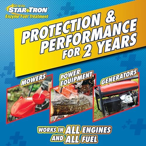 STAR BRITE Star Tron Small Engine Formula fuel stabilizer bottle close up