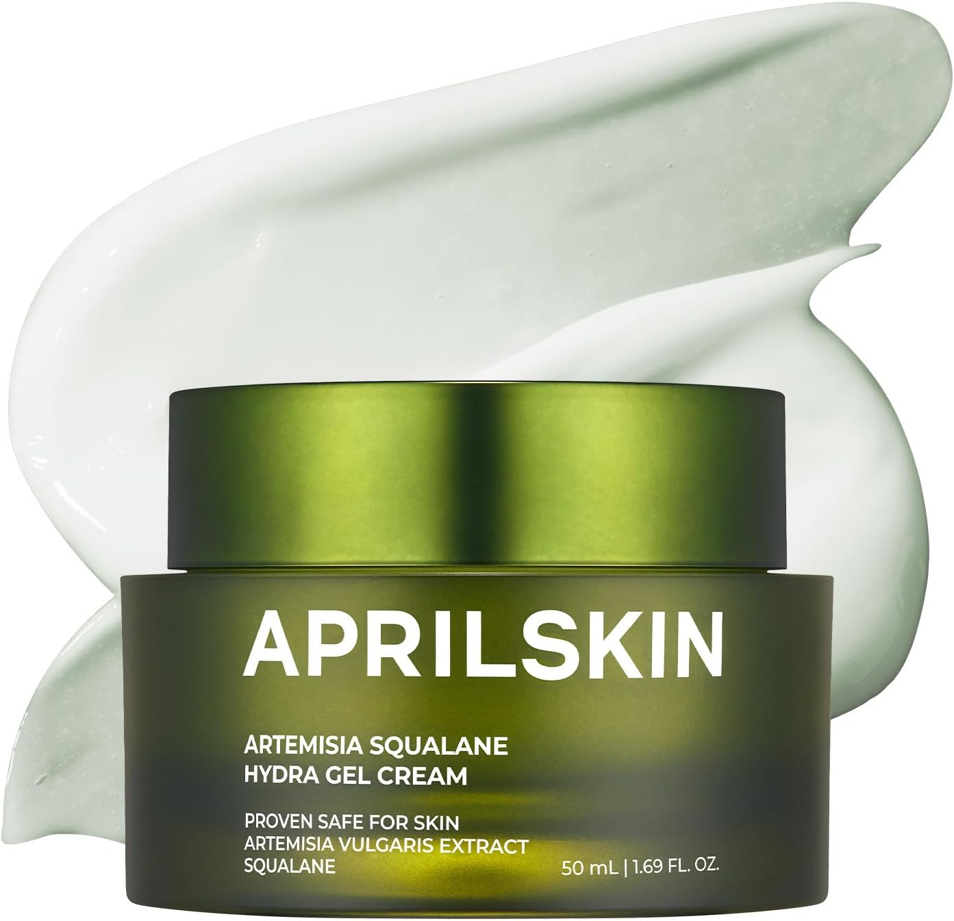 APRILSKIN Artemisia Squalane Hydra Gel Cream jar front view