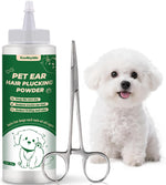 Dog Ear Hair Removal Tool - 30g Ear Powder, 5.5" Hemostat & Electric Dog Ear Trimmer - Helps Reduce Wax & Odor - Grooming Kit for Schnauzers, Poodles & Breeds with Ear Hair - Image 9