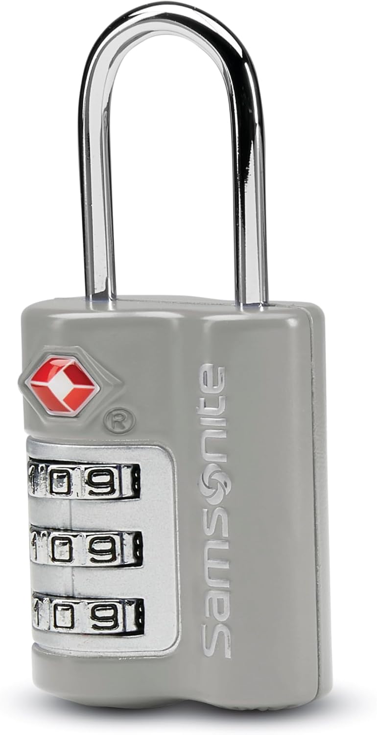 Samsonite 3-dial combination lock front view travel accessory