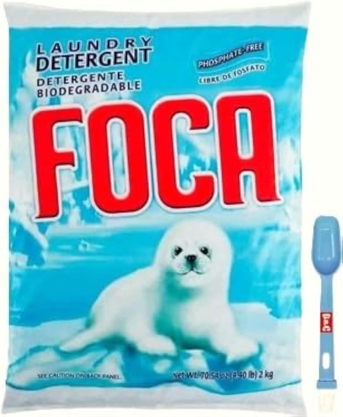 Foca Laundry Detergent 4.4 lb Bag - with Spoon., 4.41 Pound (Pack of 1) - Image 1