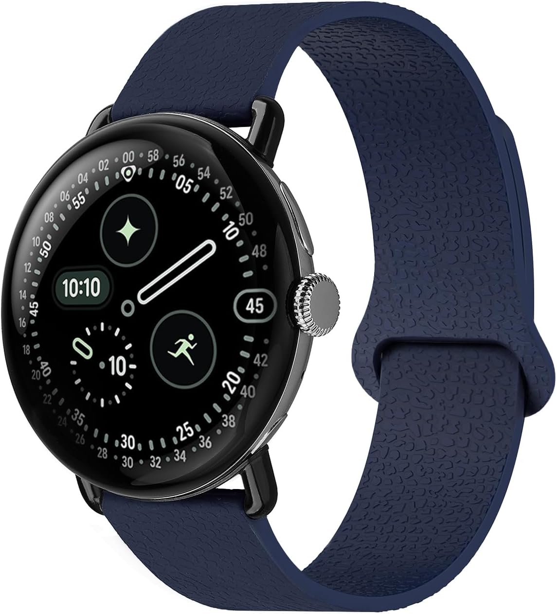 Magnetic Bands Compatible with Google Pixel Watch 4 3 45mm Band | Upgraded All-Metal Connector, Soft Silicone Strong Magnet Sport Strap for Pixel 3 4 Watch Band 45mm for Men Women - Image 9