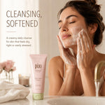 Texture of Pixi Beauty Rose Cream Cleanser on skin