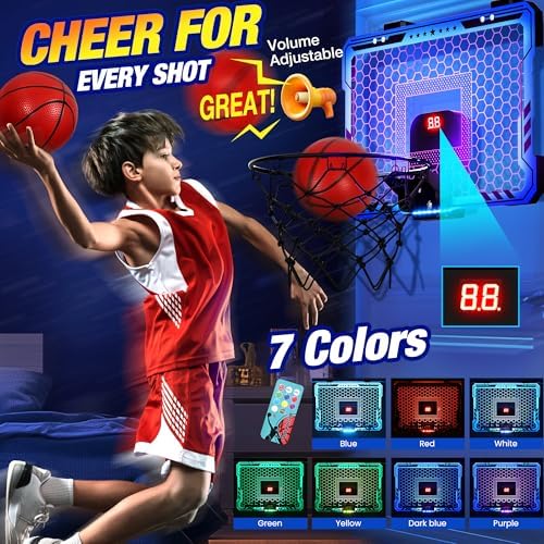 Digital scoreboard and remote control for Ropoda mini hoop
