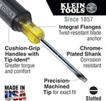 Klein Tools heavy duty screwdriver cushion grip handle