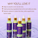 Texture application of Pixi Overnight Retinol Oil on skin