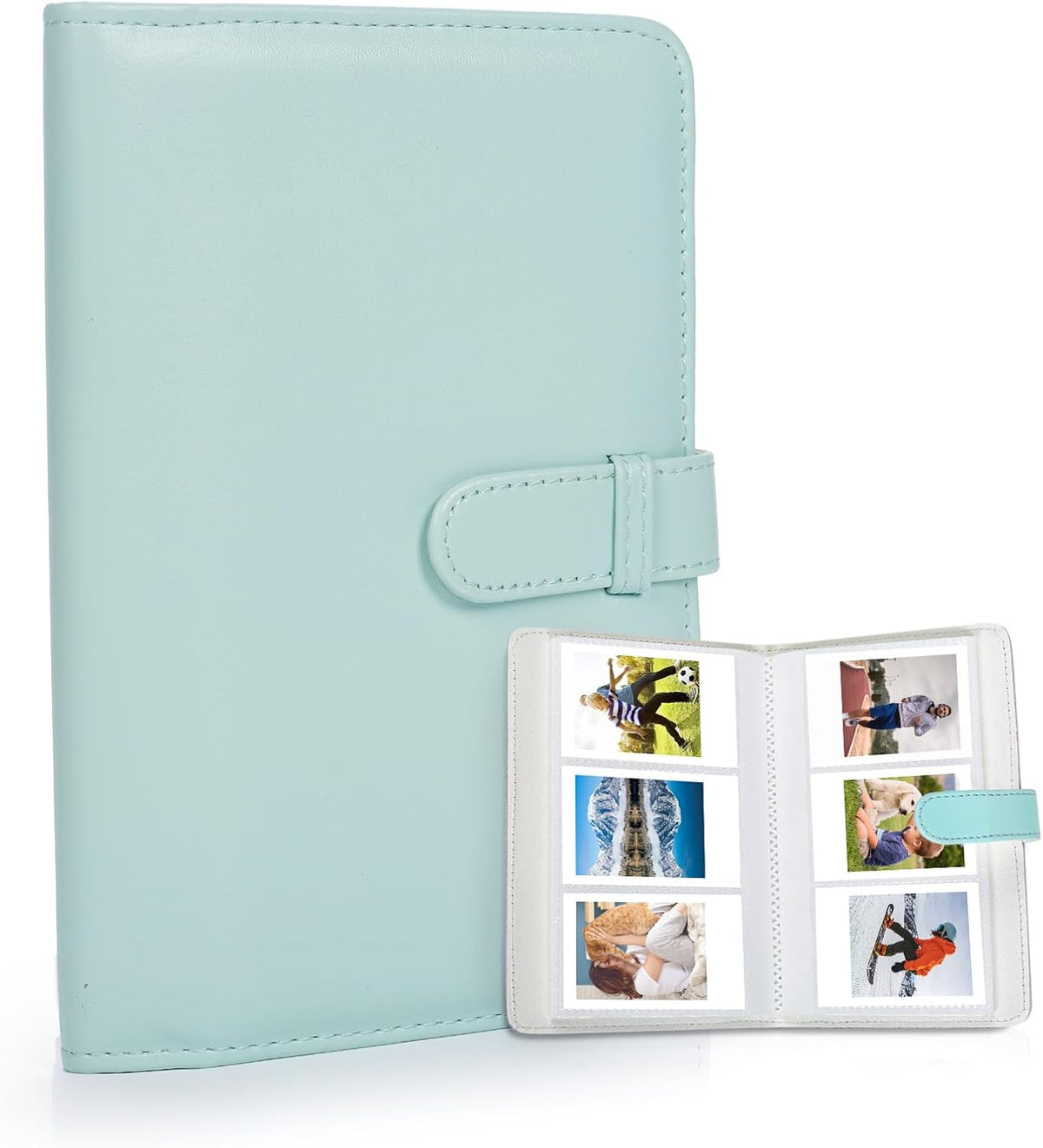 Riosin mini album displaying Kpop photocards inside pockets