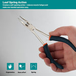 Speedwox bent nose pliers side profile in hand