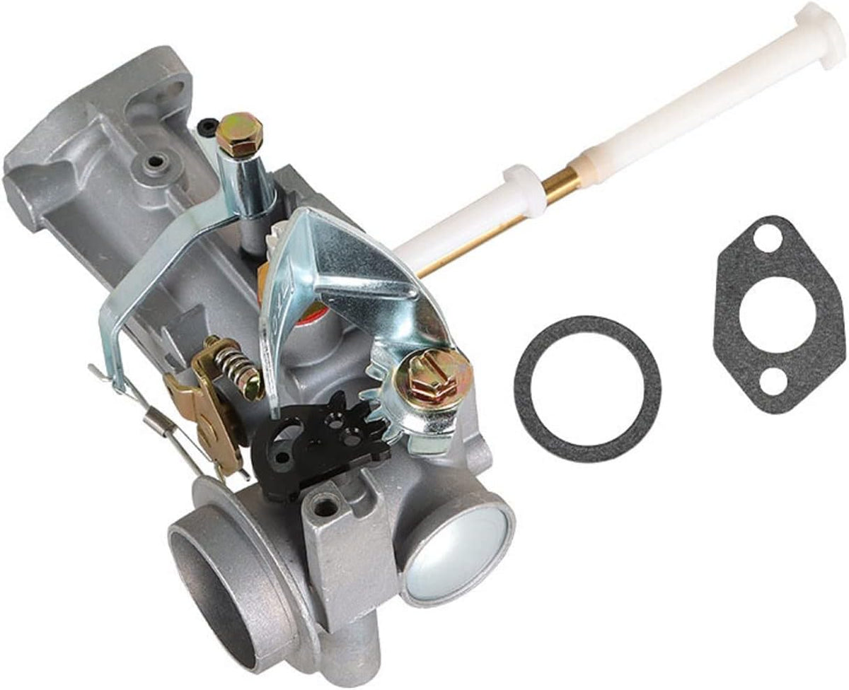 Tinvhy 397135 carburetor replacement front view showing metal body and throttle lever